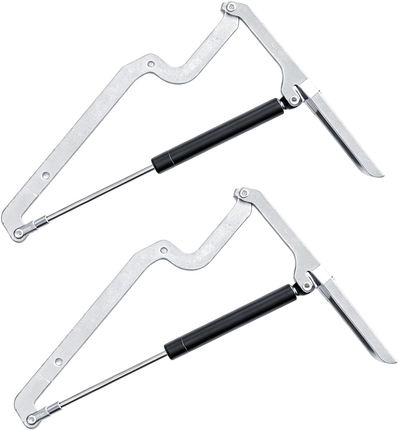 2 Pack 140N Gas Strut Replacement for Outdoor Storage Box & Shed Hinges - Image 4