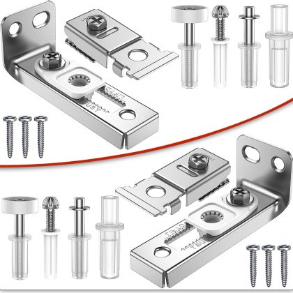 2 Pack Bifold Door Hardware Repair Kit for Sliding & Closet Doors Replacement Parts
